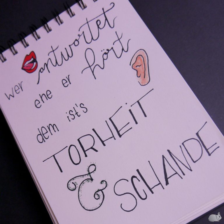Wenn man nichts Nettes zu sagen hat&hellip; Mehr als Juwelen